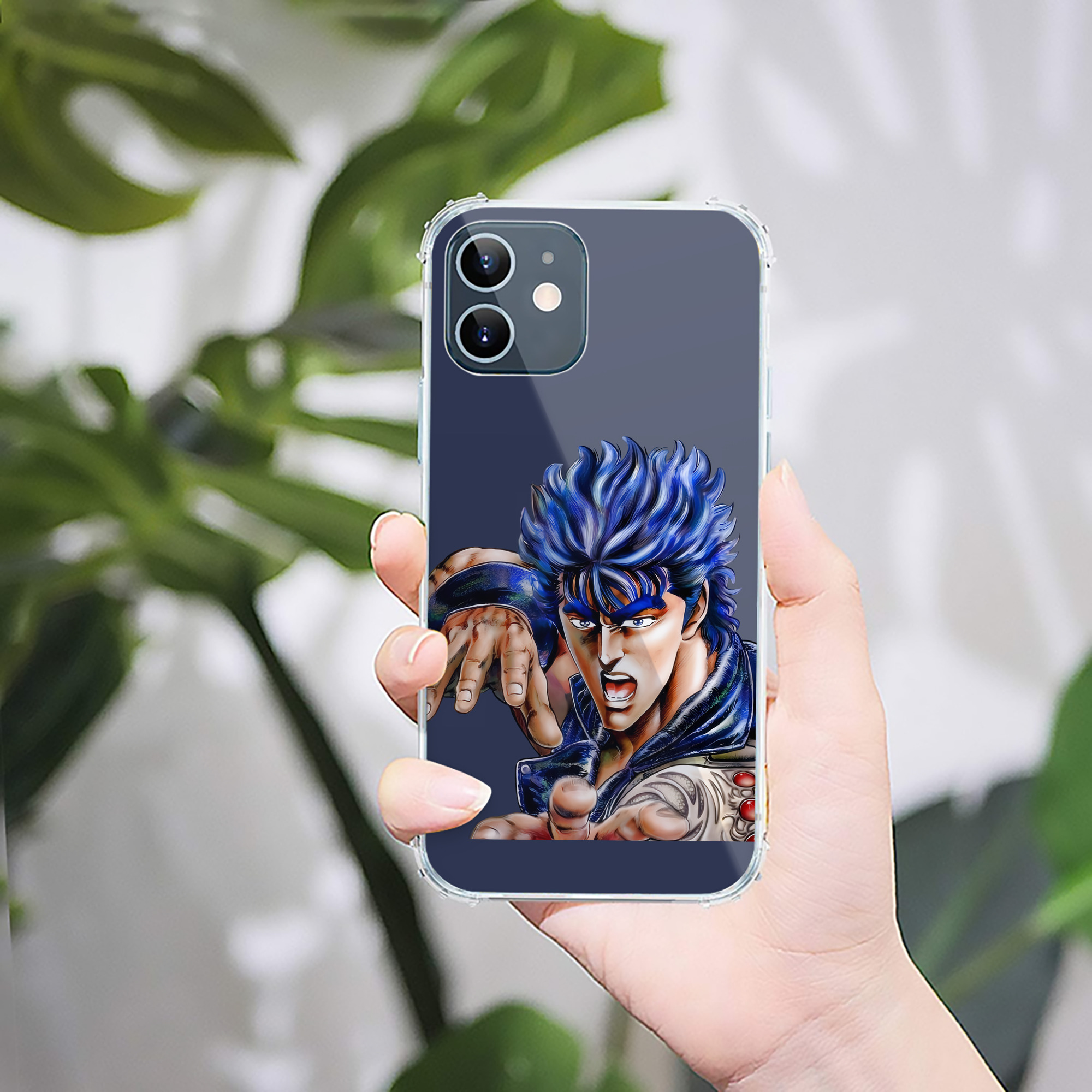 （画像用） 北斗の拳 Fist of the North Star 【iPhone 12シリーズ対応】透明スマホケース（クリアソフトケース）